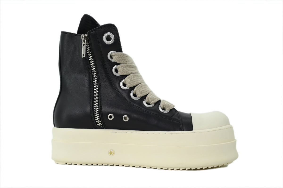 Rick Owens Mega Bumper High-Top Sneakers – Black