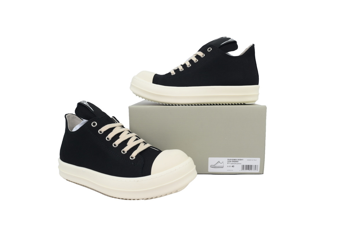 Rick Owens Hollywood Canvas Sneakers