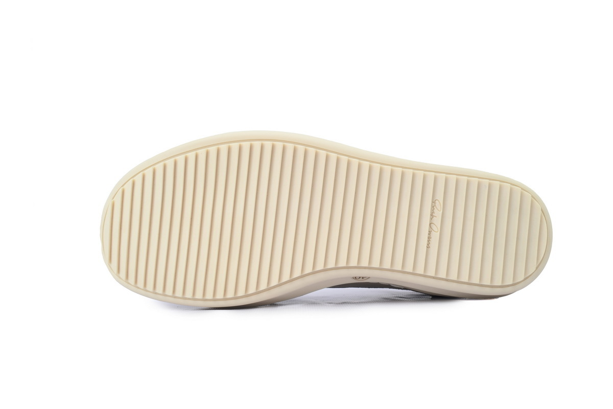 Rick Owens Women’s Lido Vintage Low Sneaker in Milk