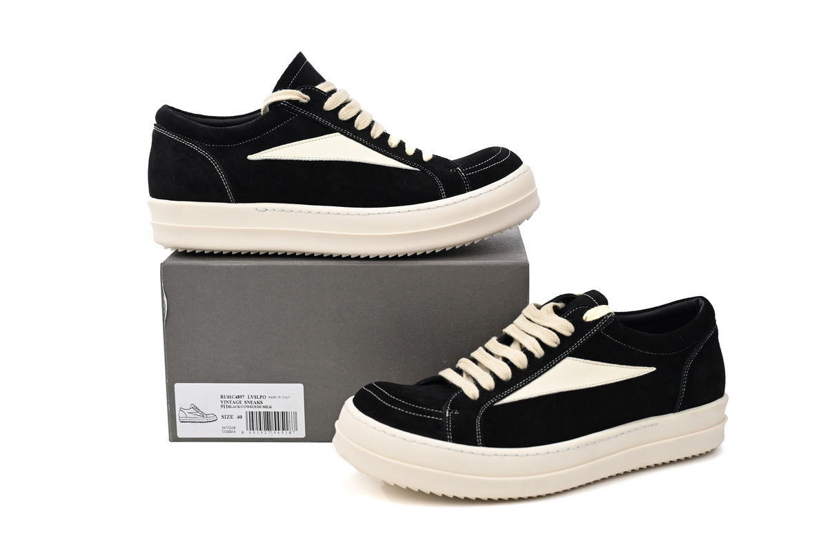 Rick Owens Sneaker in Black and White