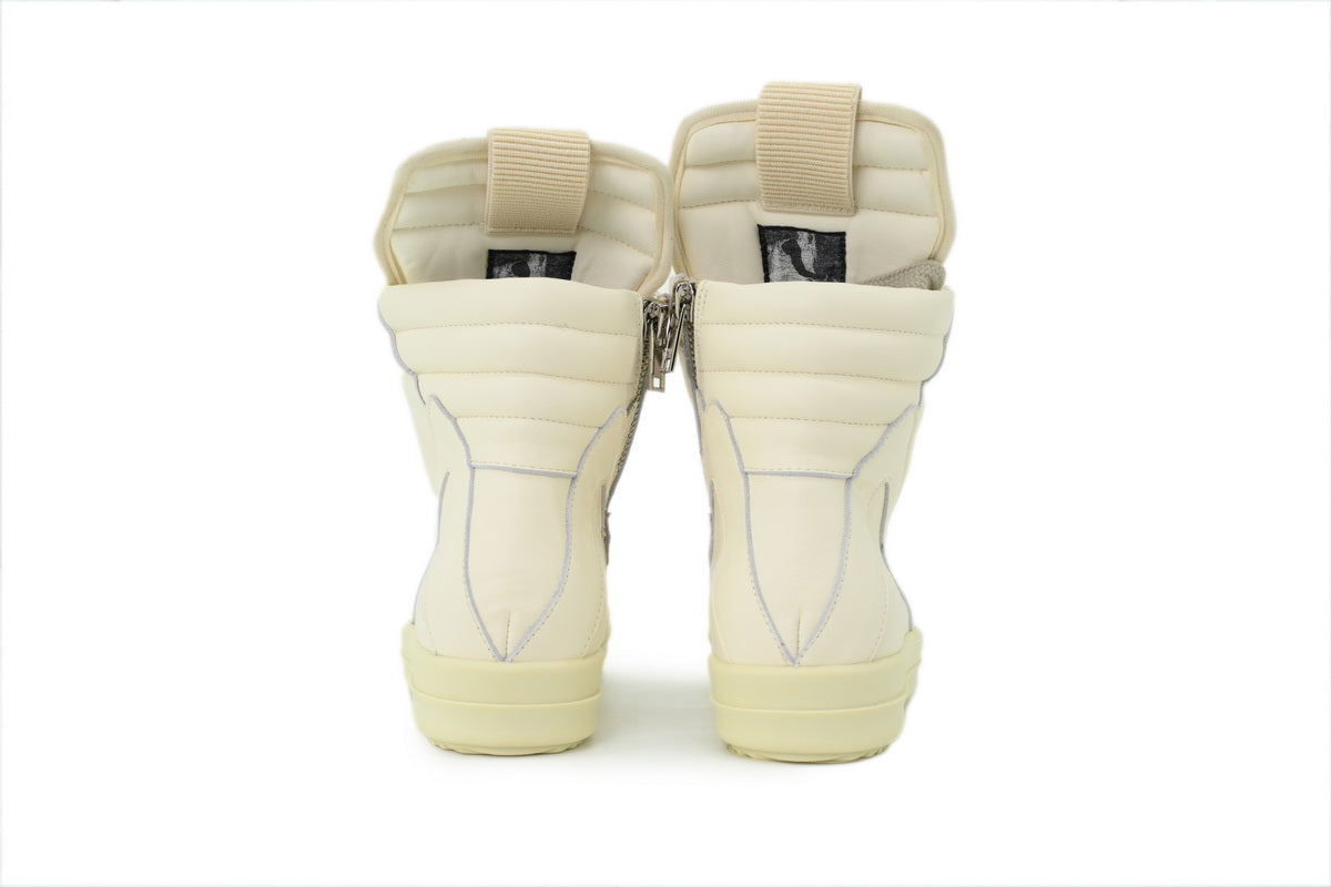 Rick Owens Geobasket Sneaker Triple White