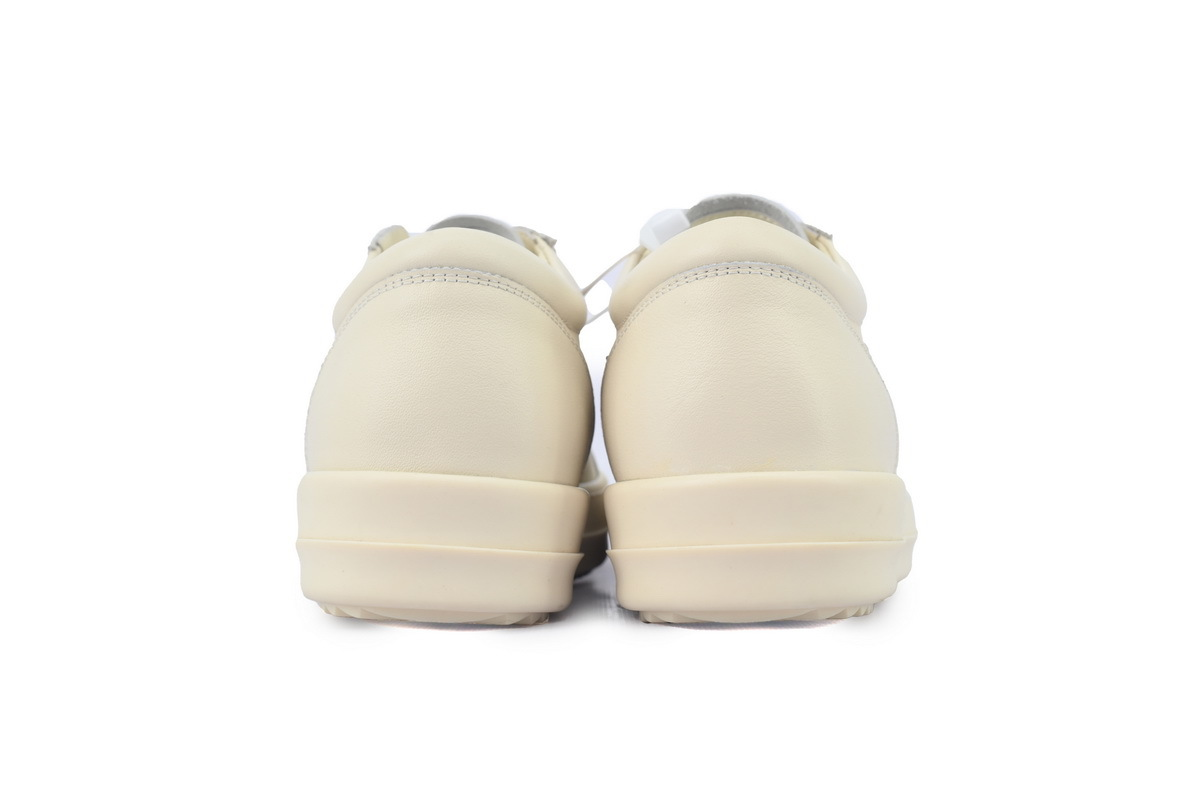 Rick Owens Women’s Lido Vintage Low Sneaker in Milk