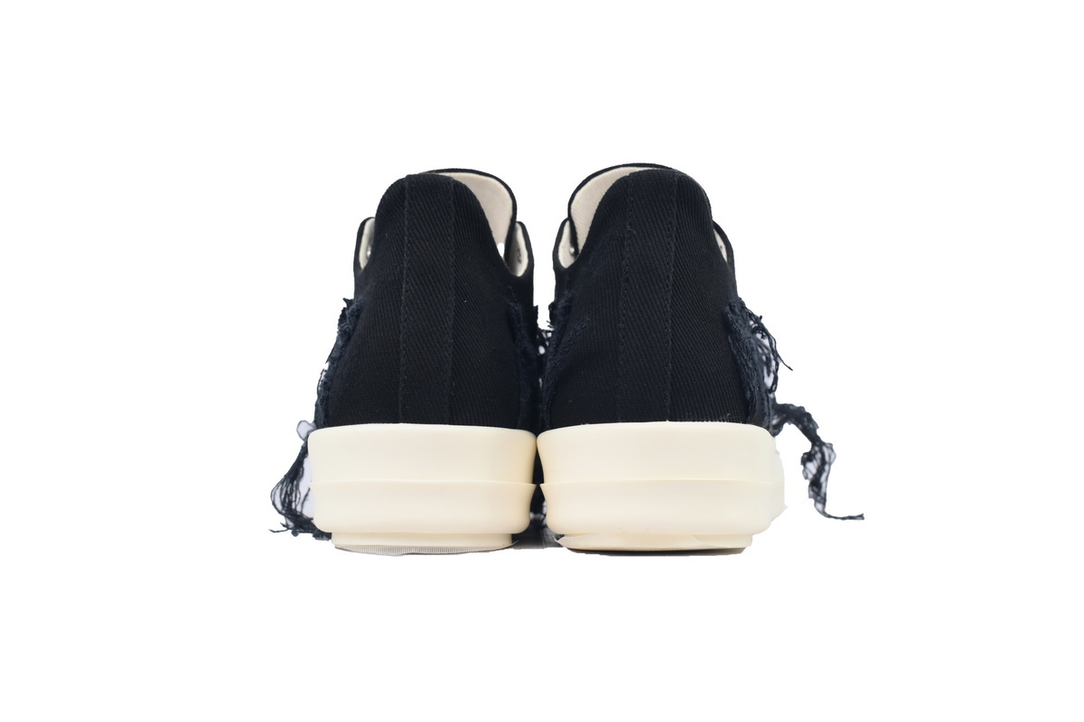 Rick Owens Destruction of Canvas Surface Sneakers