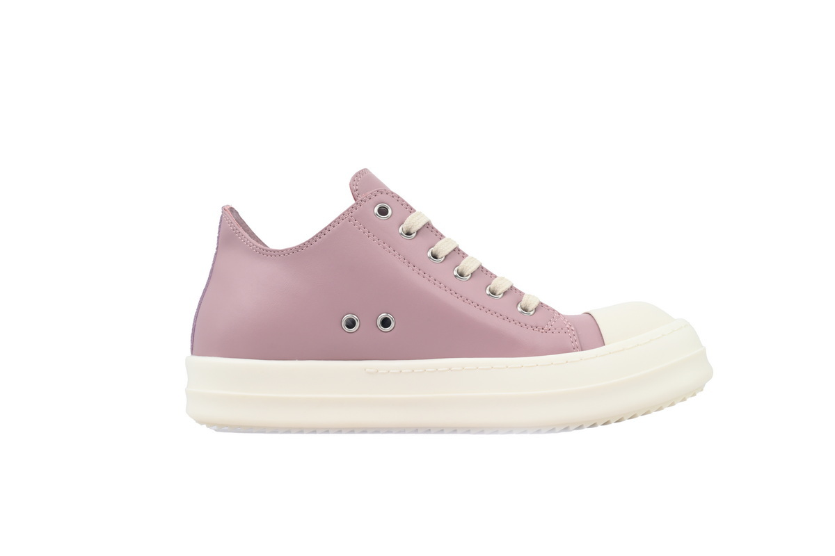Rick Owens Watermelon Head Low Powder Sneakers