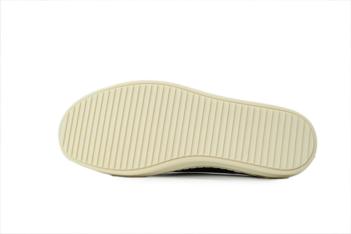 Rick Owens Temple Extreme Low Sneaks 'Black Milk'