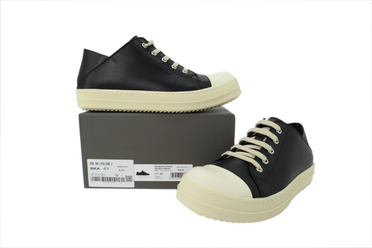 Rick Owens Lpolvs Vintage Low 'Black Milk'