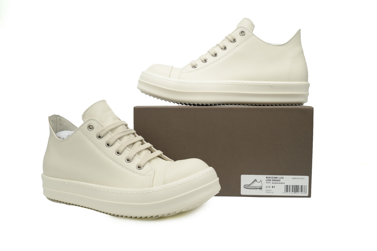 Rick Owens RO Sneaker in White