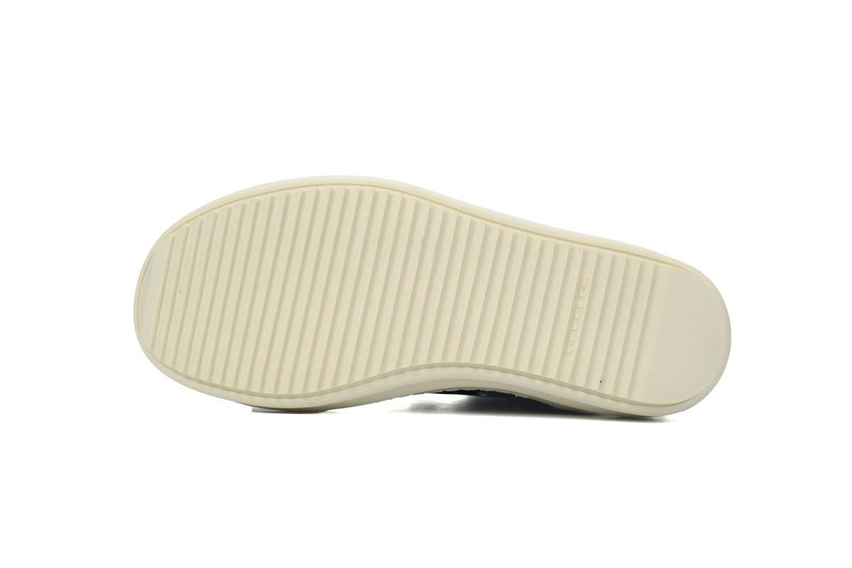 Rick Owens DRKSHDW Gethsemane High Sneaker in Black and Milk