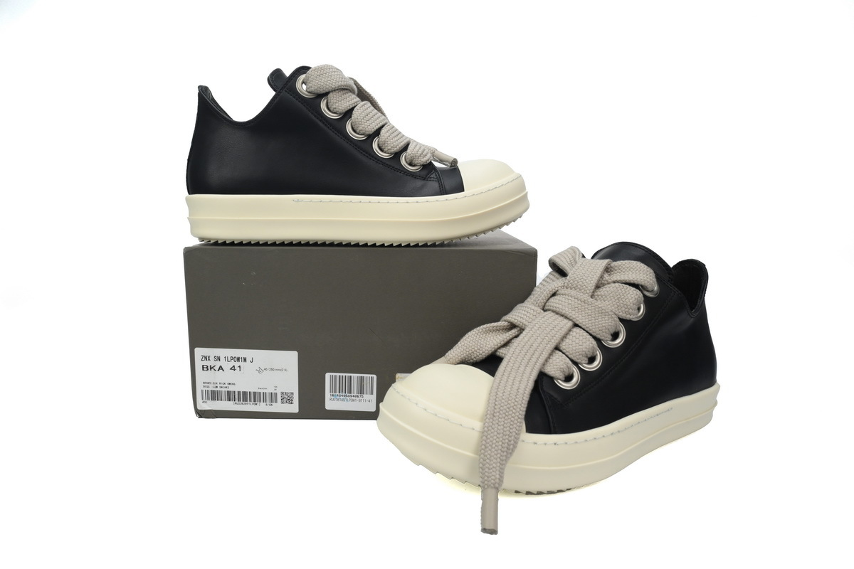 Rick Owens RO Sneaker in Black and White