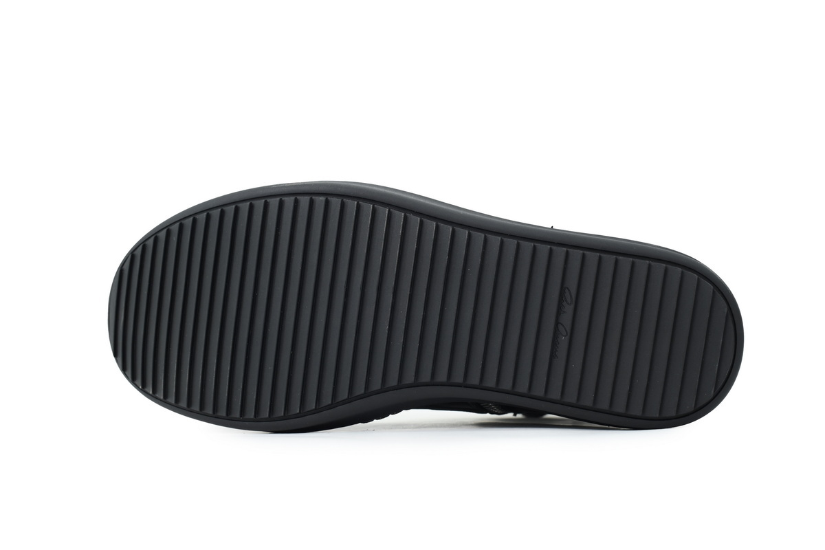 Rick Owens Croix Sneakers – All Black