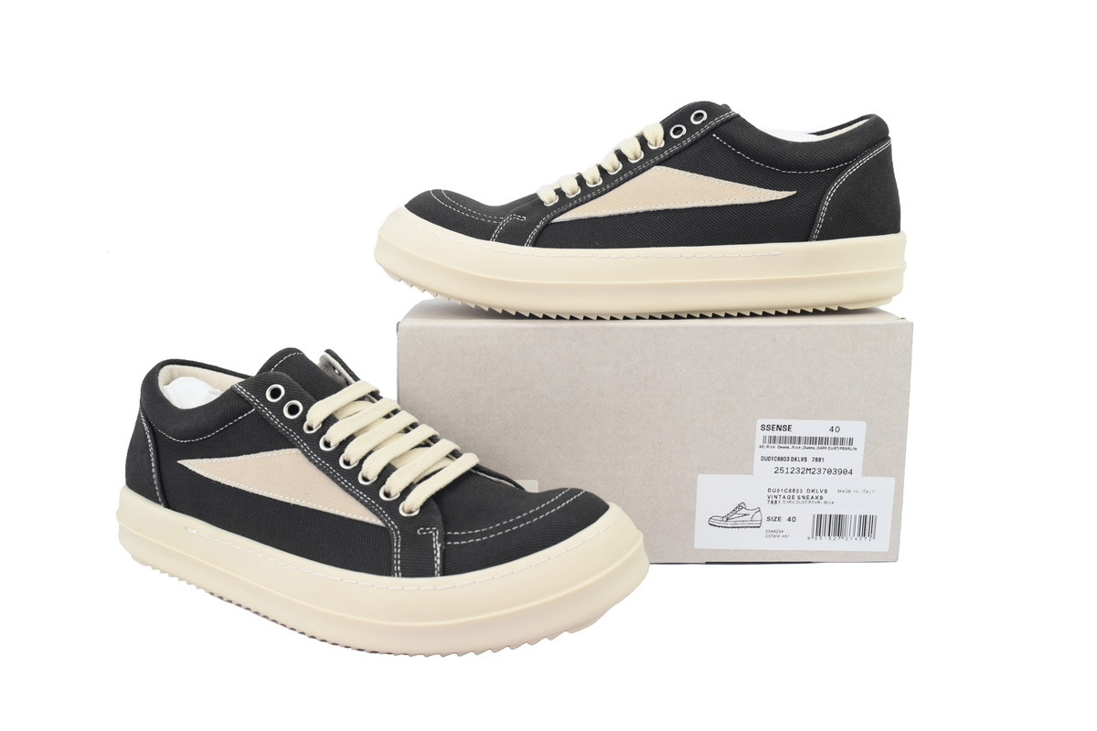 Rick Owens DRKSHDW Sneaker in Black and White