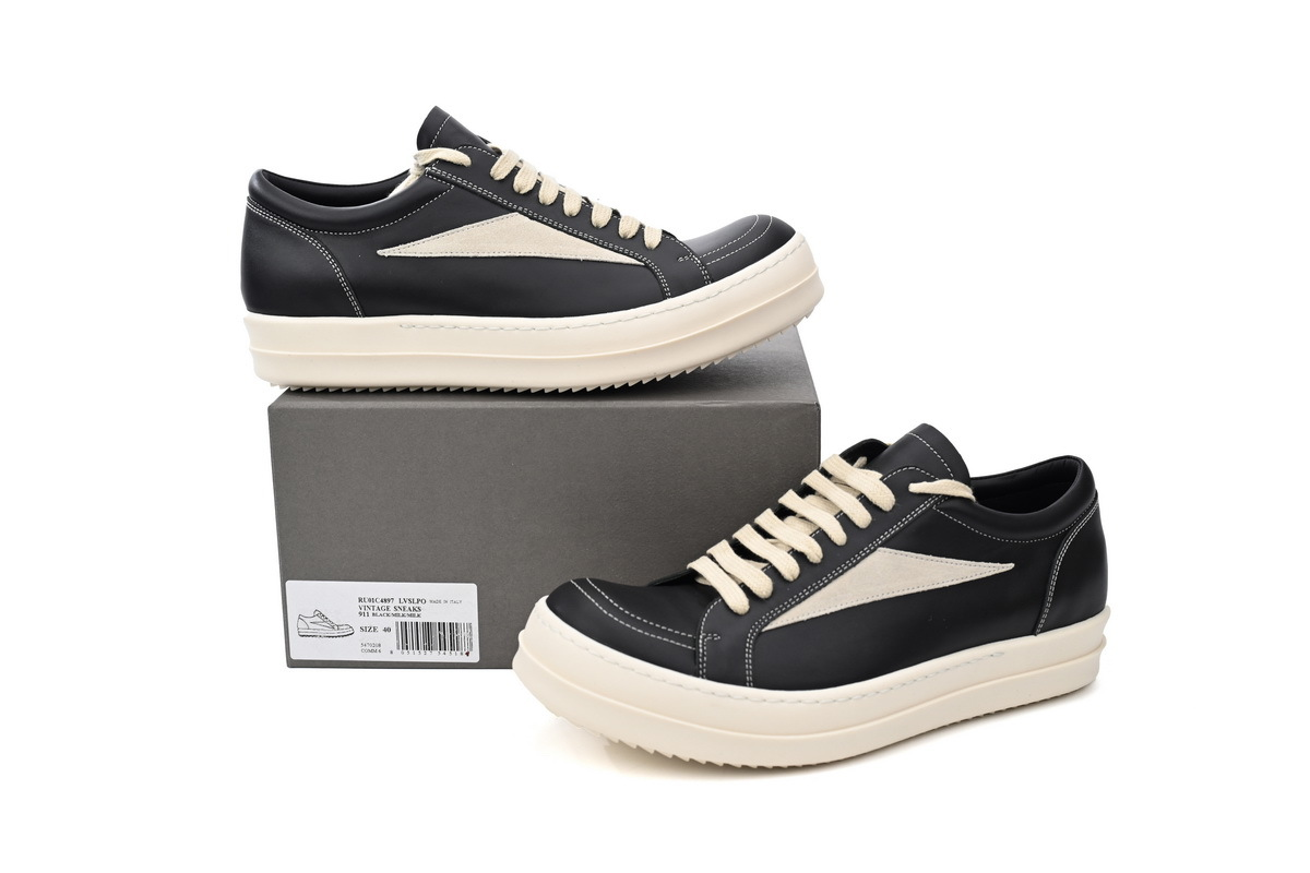 Rick Owens Sneaker in Black and White