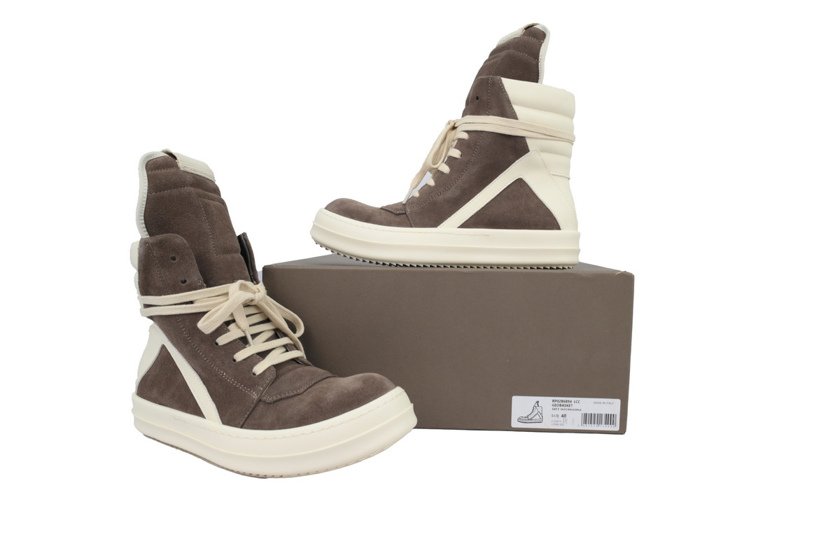 Rick Owens Inverted Triangle Sneaker in Mocha