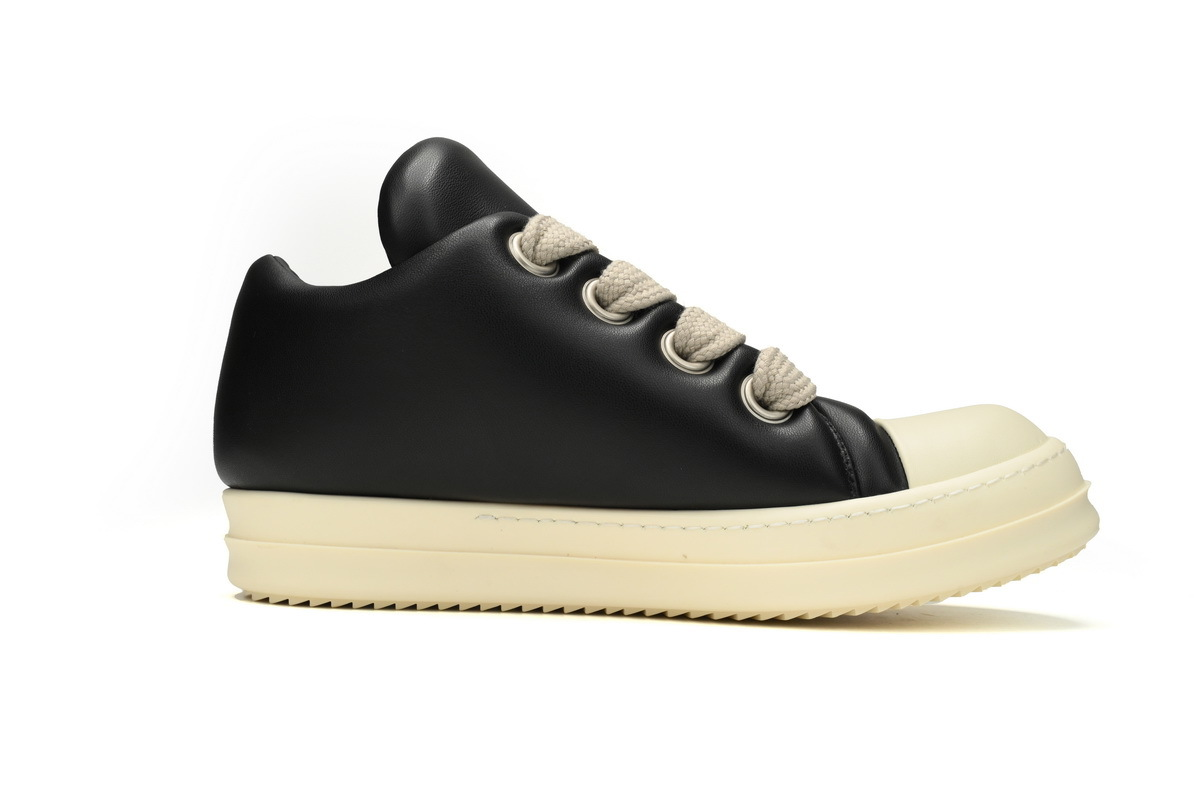Rick Owens Black Bread Sneaker in Black