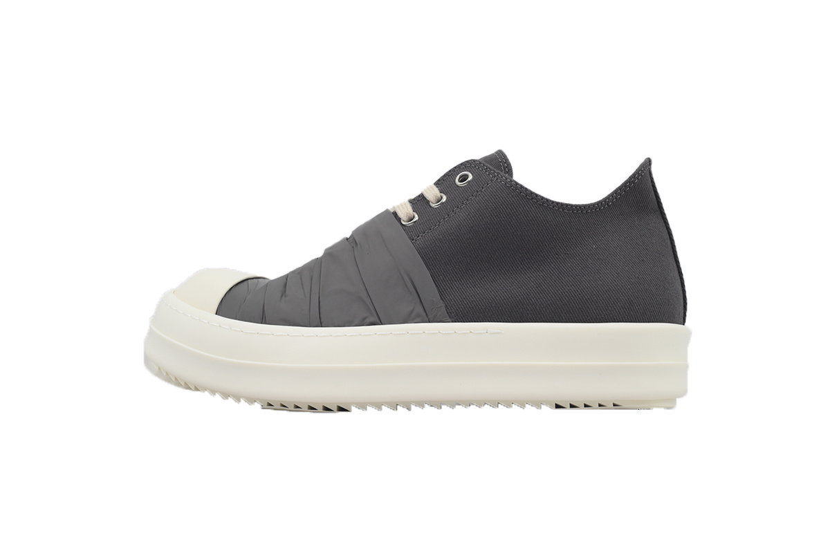 Rick Owens Grey & Black Sneakers – Silk Surface