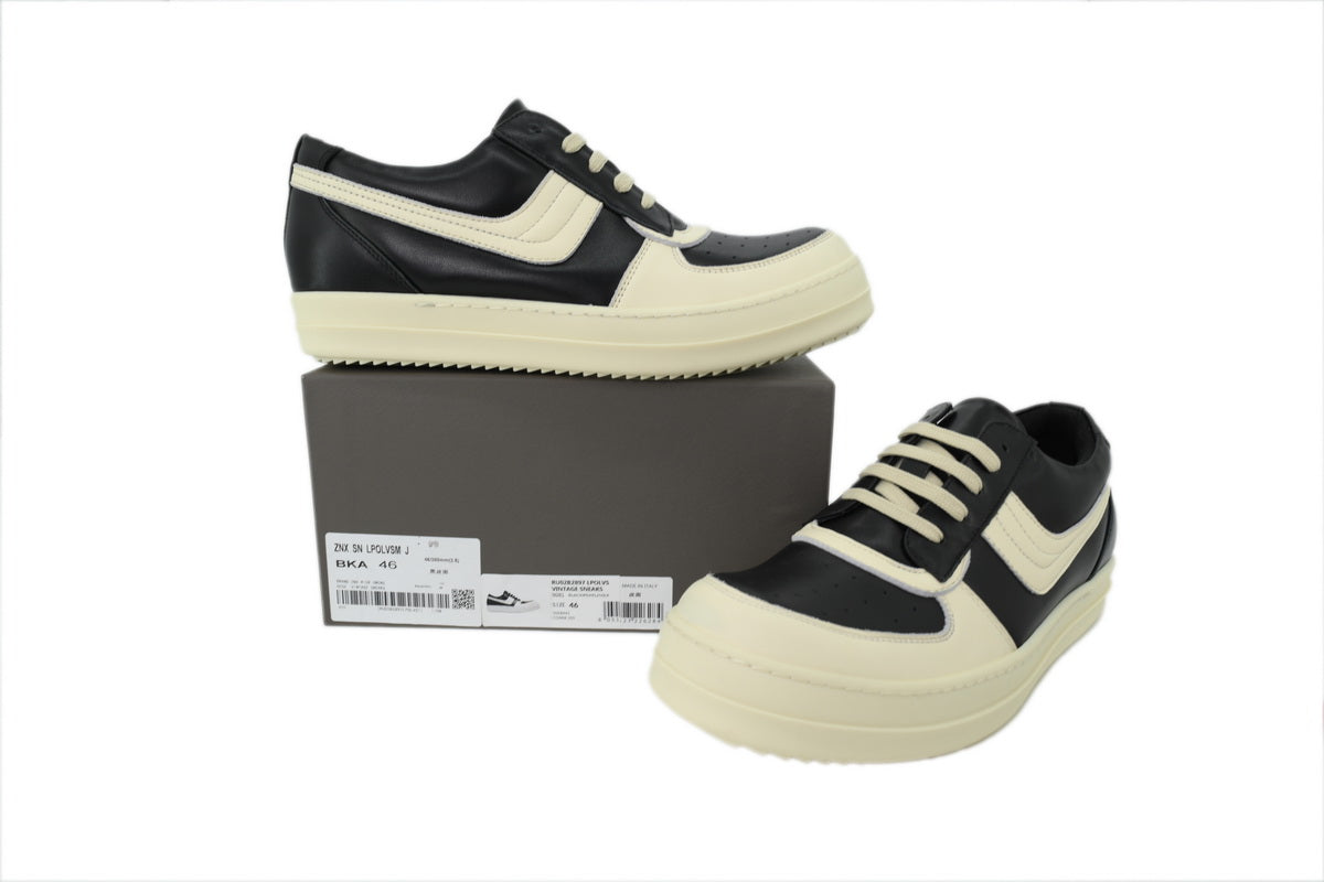 Rick Owens Lpolvs Vintage Low 'Black Milk'