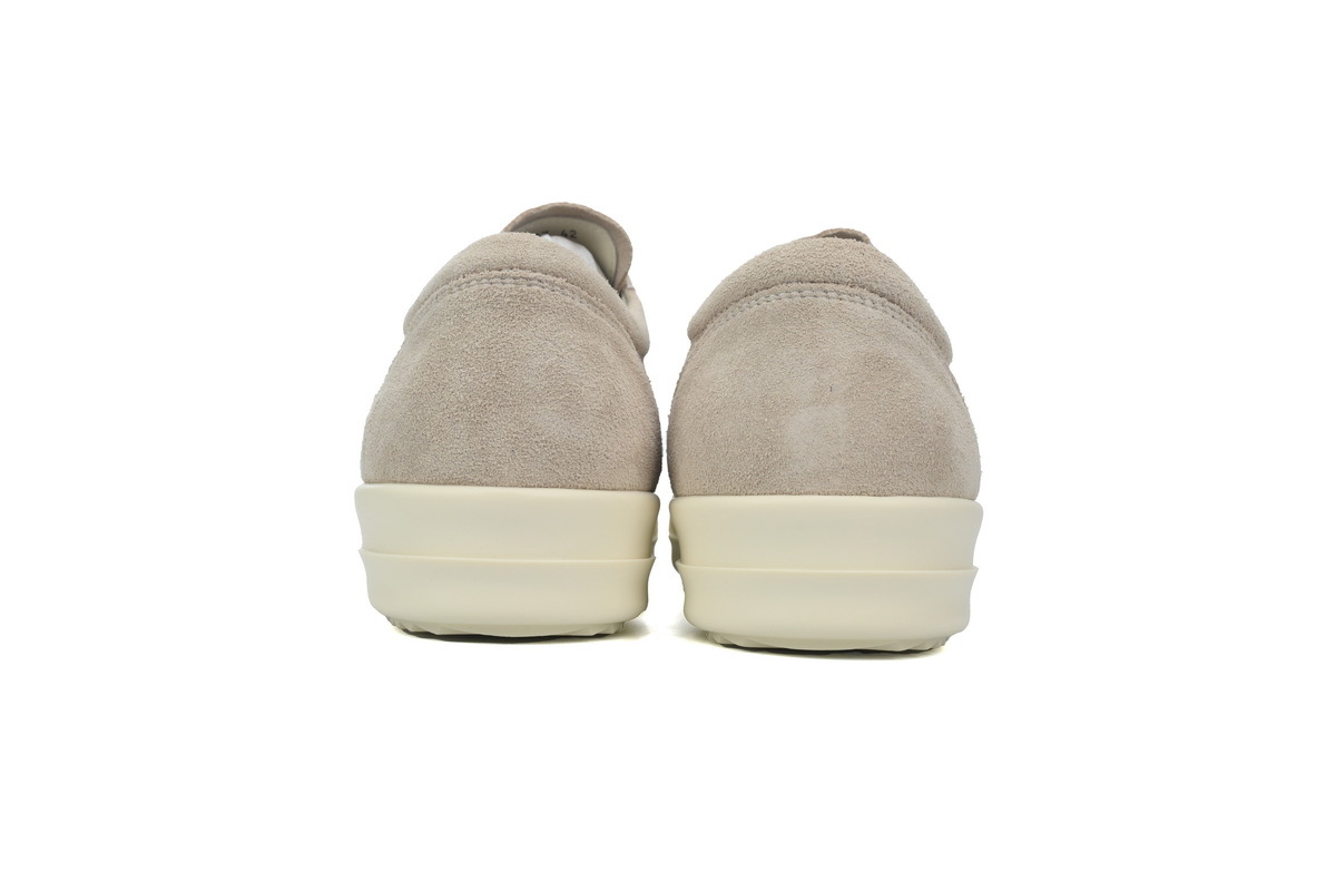 Rick Owens Women’s Luxor Vintage Low Sneaker in Milk and Black