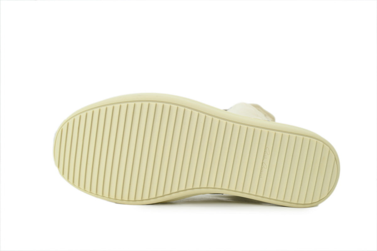 Rick Owens Geobasket Sneaker Triple White