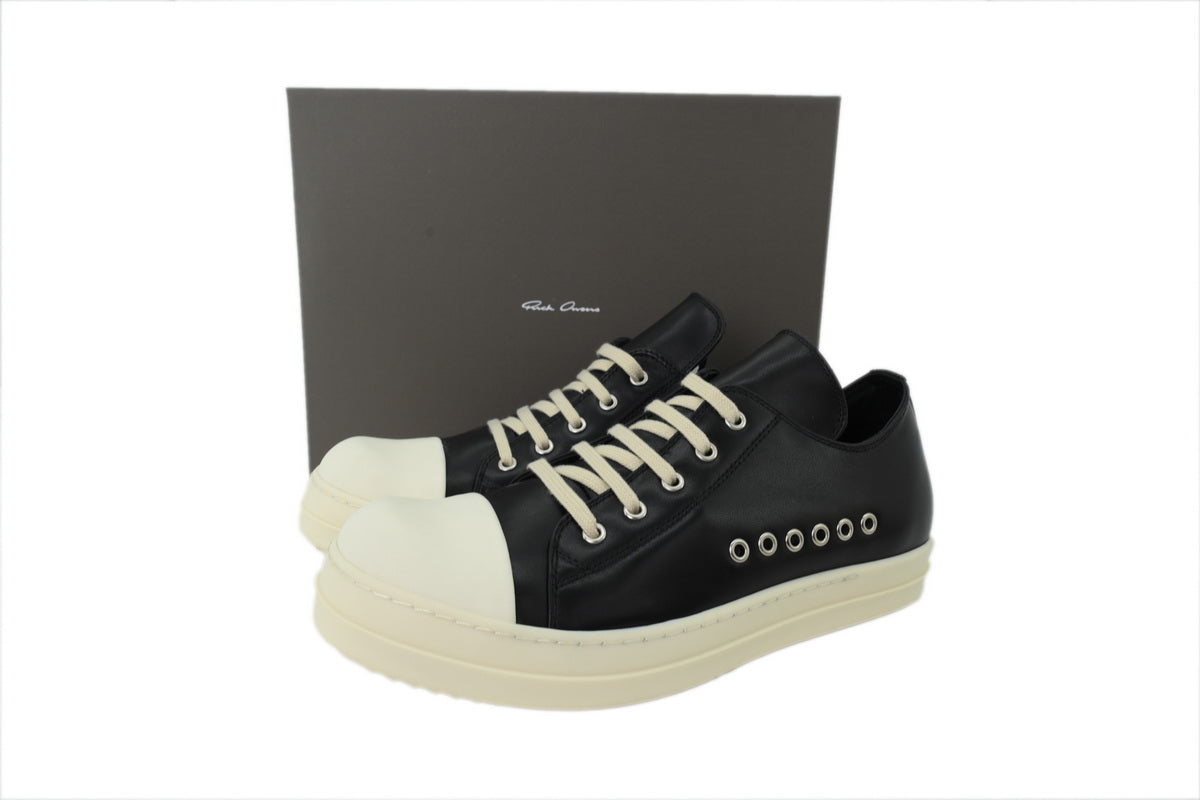 Rick Owens Temple Extreme Low Sneaks 'Black Milk'
