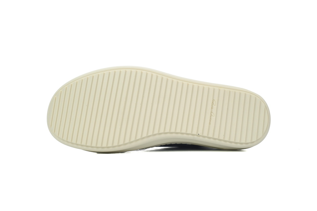 Rick Owens Low Sneaker in Black and Milk