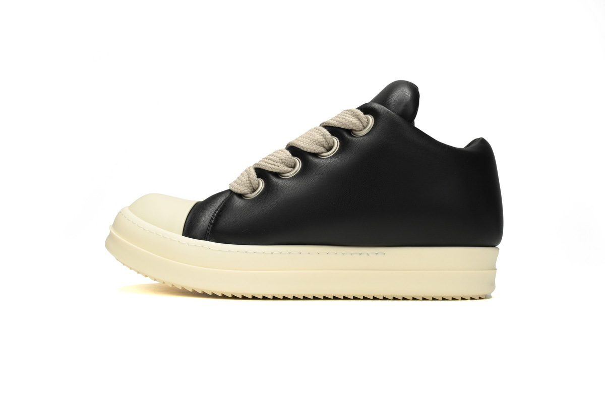 Rick Owens Black Bread Sneaker in Black