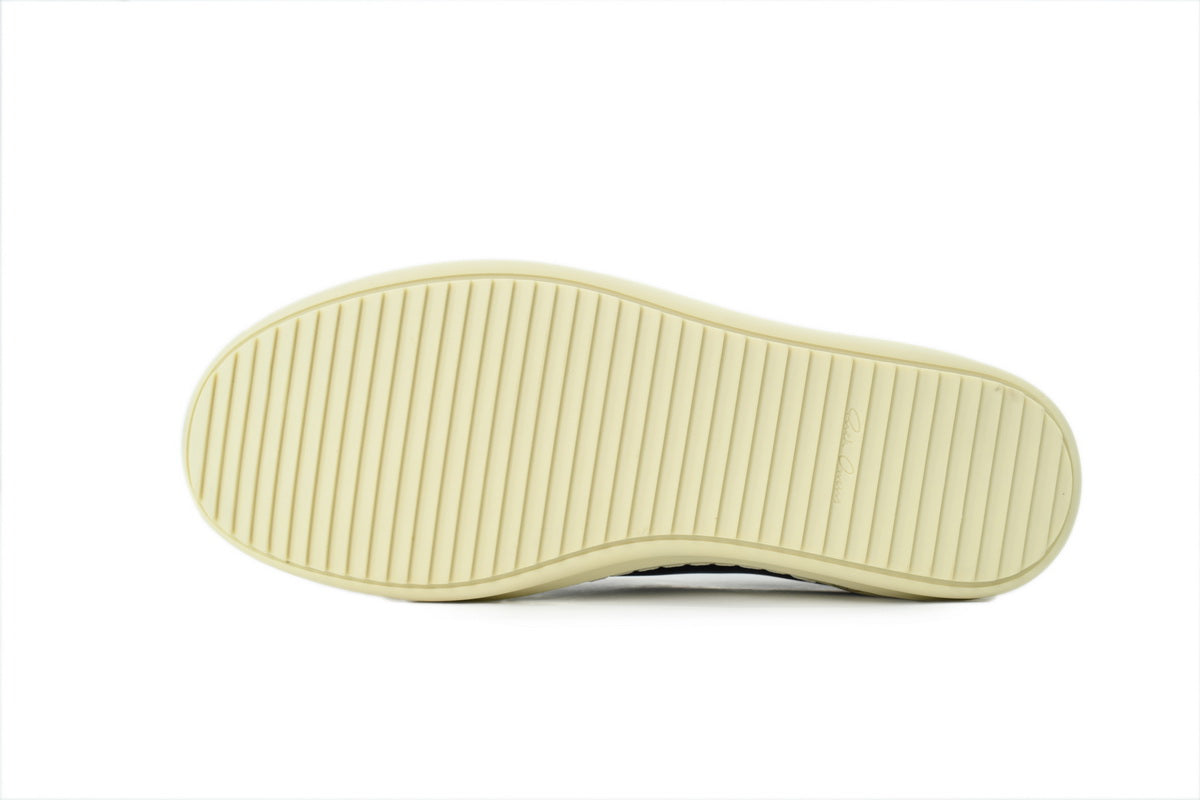 Rick Owens Leather Low-Top Sneakers – Black Fashion