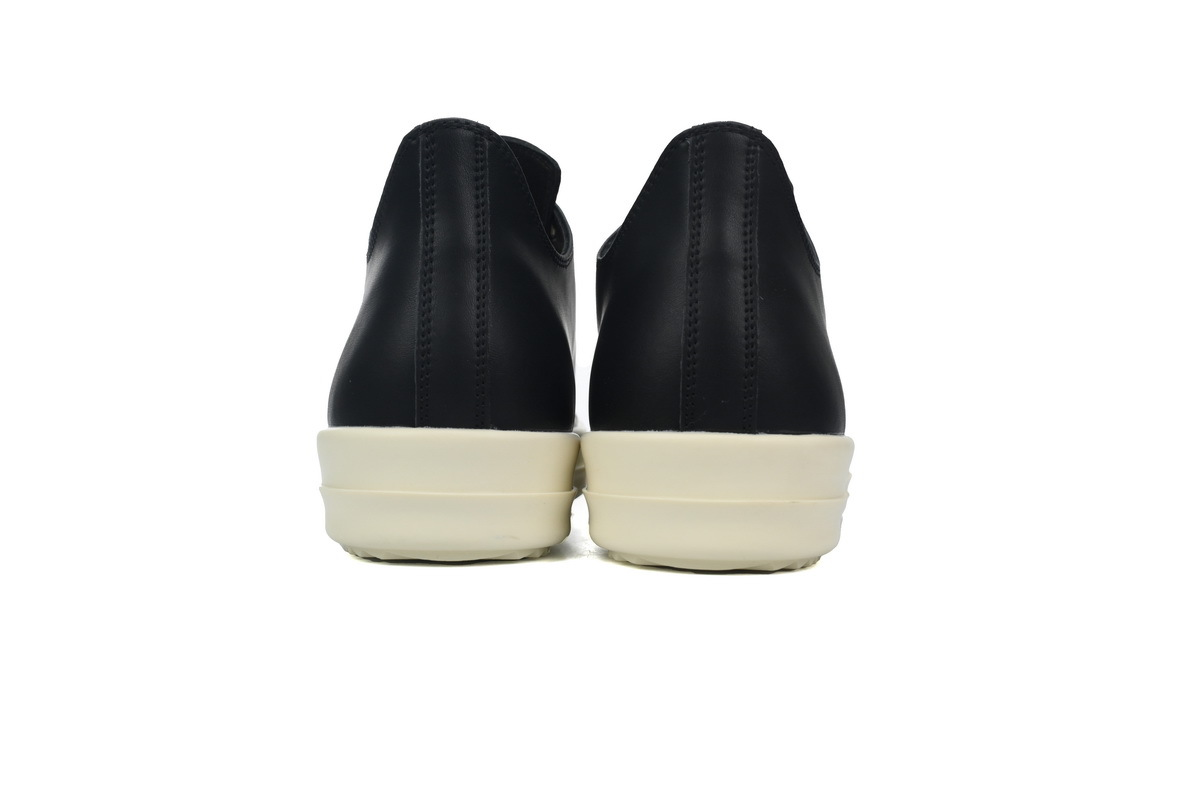 Rick Owens Low Sneaker in Black and Milk