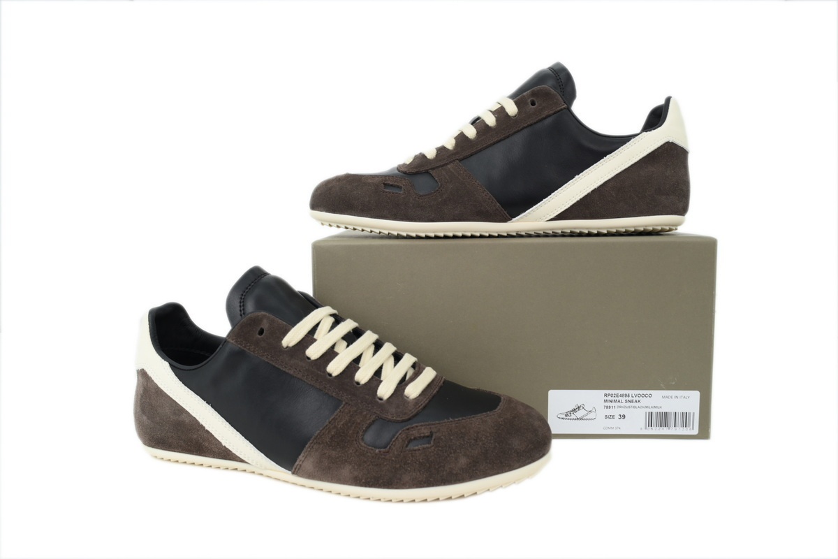 Rick Owens RO De Xun Sneaker in Brown