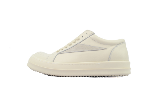 Rick Owens Women’s Lido Vintage Low Sneaker in Milk