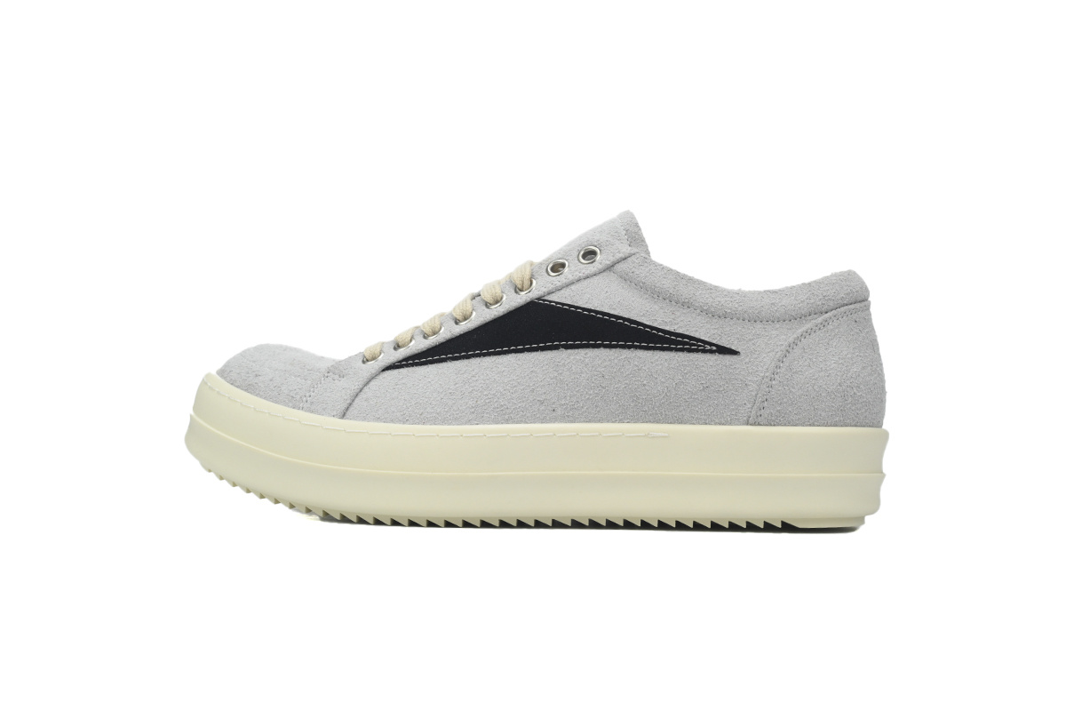 Rick Owens DRKSHDW Luxor Vintage Sneaker in Oyster Black