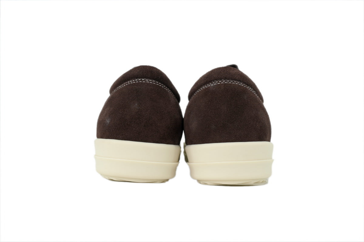 Rick Owens Hollywood Vintage Low Sneakers – Mahogany Milk