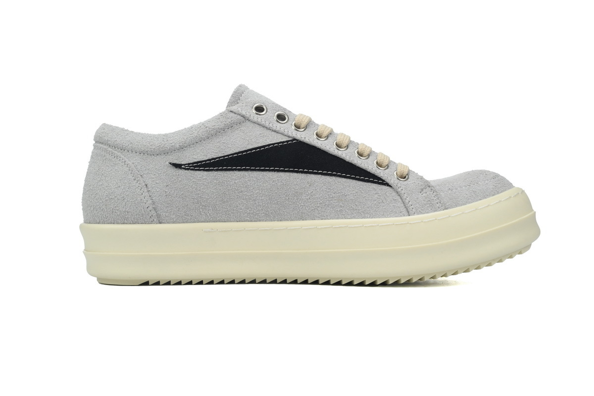 Rick Owens DRKSHDW Luxor Vintage Sneaker in Oyster Black