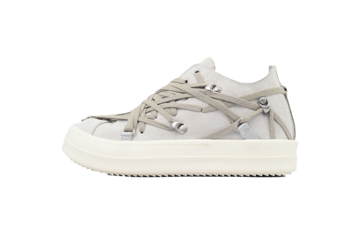 Rick Owens Crazy Kidnapped Sneakers – Rice White