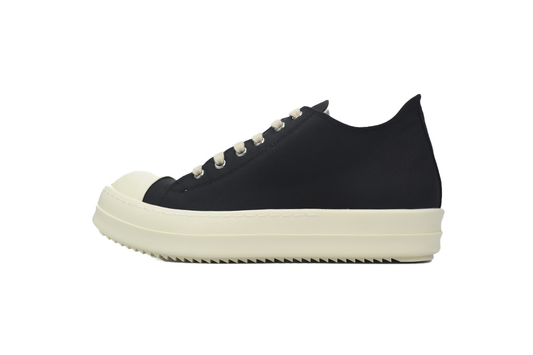 Rick Owens Lido DRKSHDW Low Sneaker in Black and Milk
