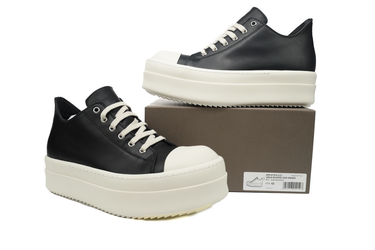 Rick Owens RO Sneaker in Black and White