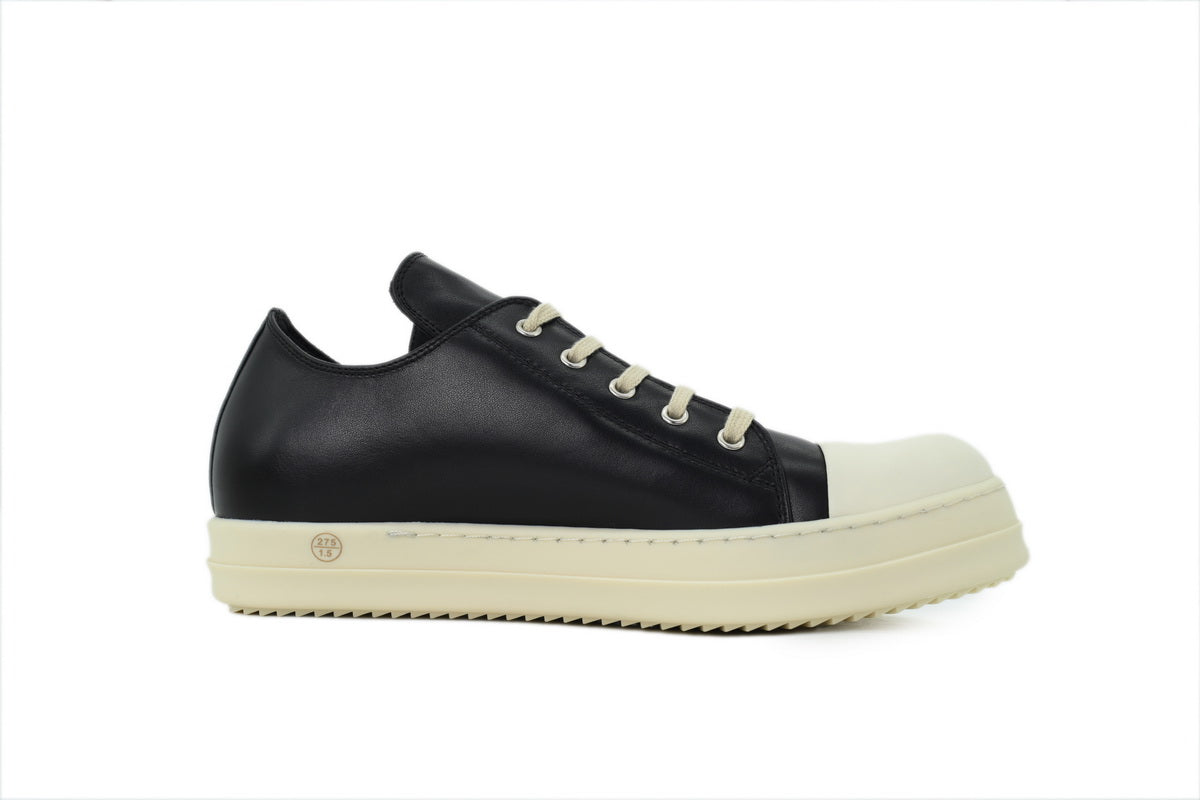 Rick Owens Temple Extreme Low Sneaks 'Black Milk'