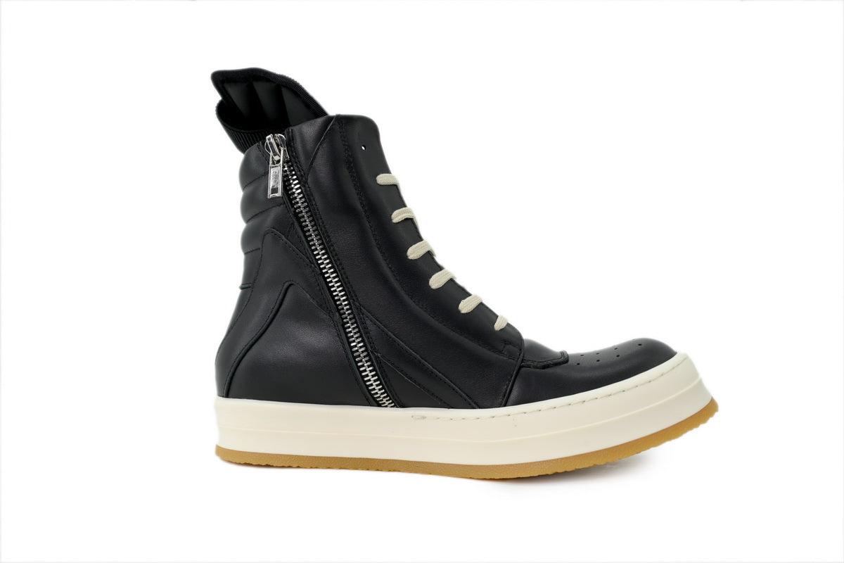 Rick Owens Concordians Creep Geobasket Sneakers – Black Milk