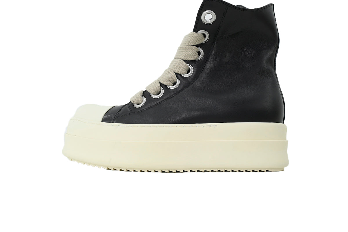 Rick Owens Mega Bumper High-Top Sneakers – Black