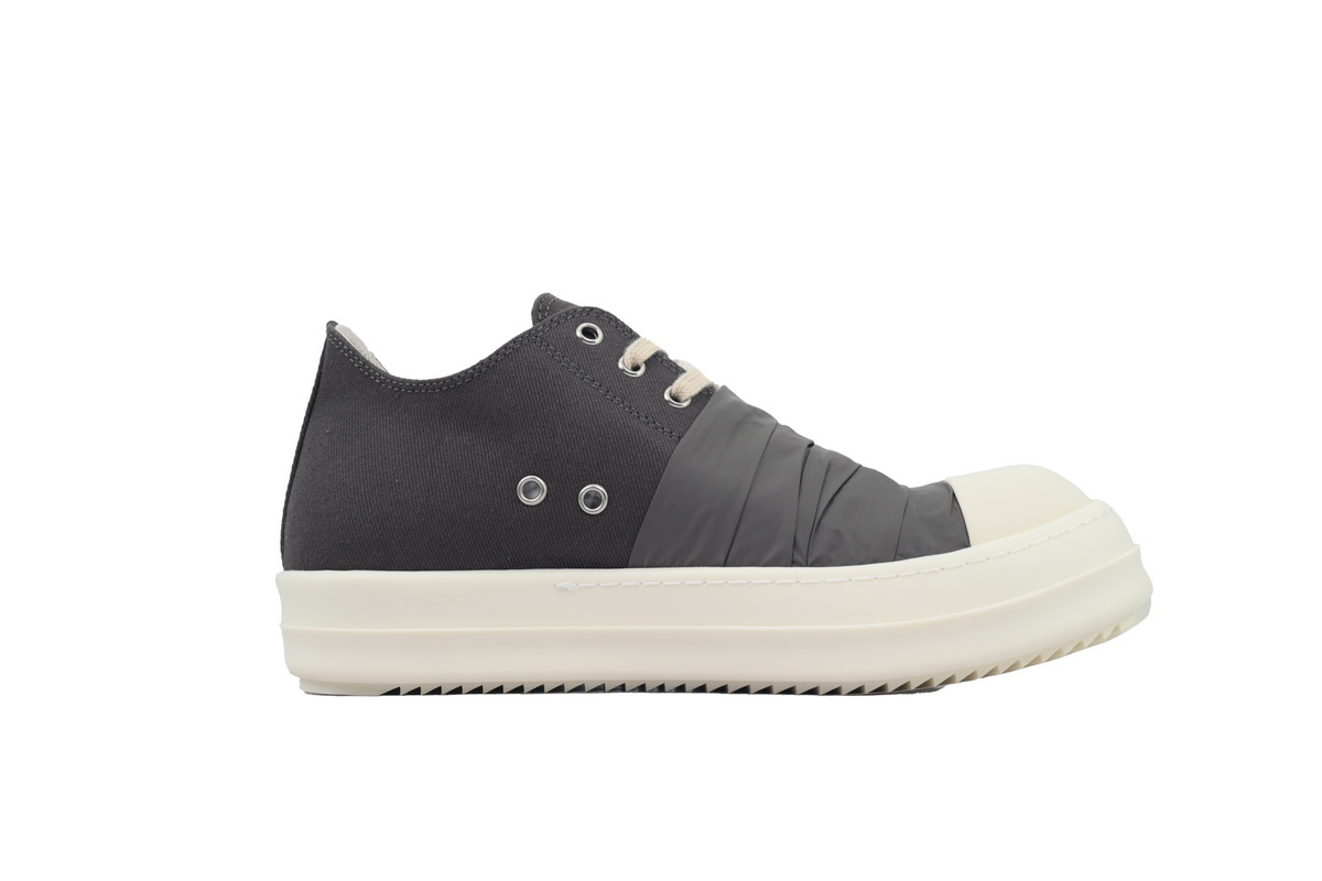 Rick Owens Grey & Black Sneakers – Silk Surface