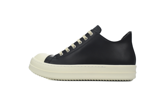 Rick Owens Low Sneaker in Black and Milk