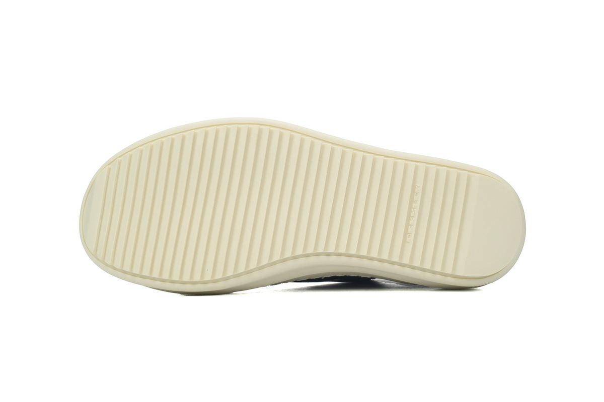 Rick Owens Lido DRKSHDW Low Sneaker in Black and Milk