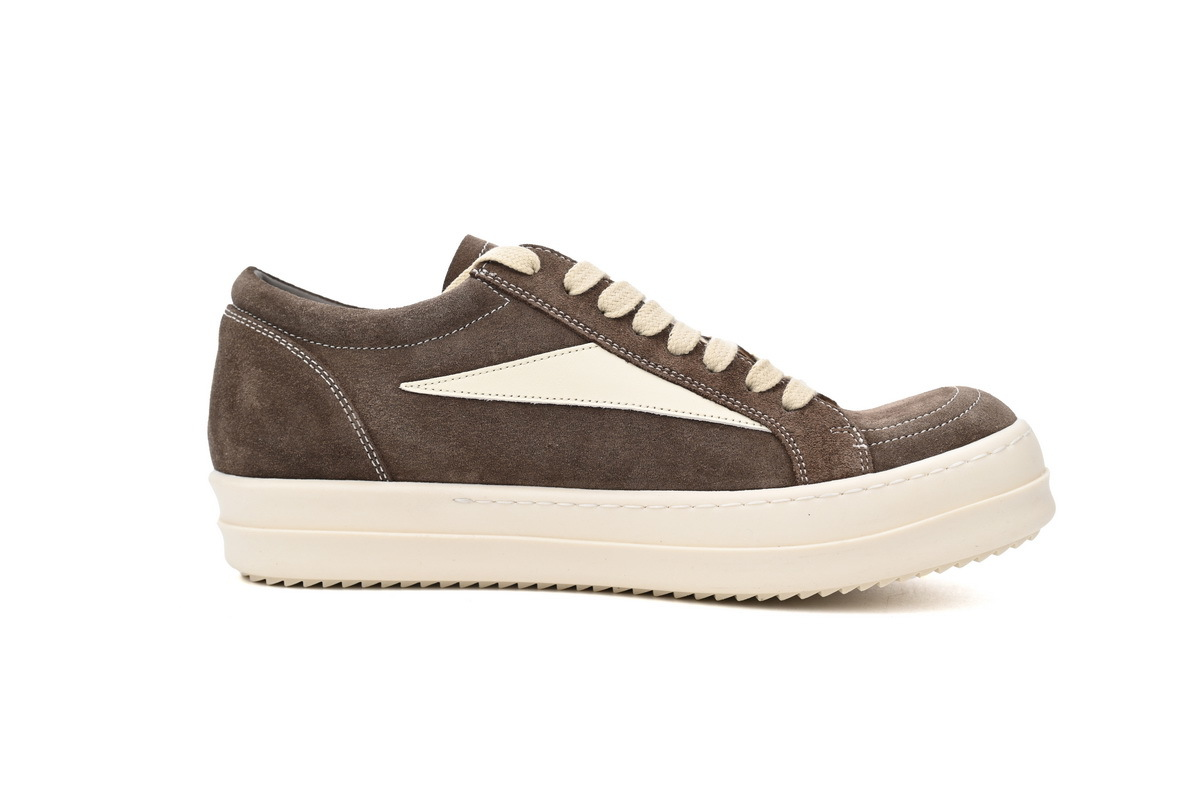 Rick Owens Sneaker in Black and Brown