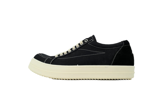 Rick Owens Wmns DRKSHDW Temple Star Applique Sneaks 'Black Milk