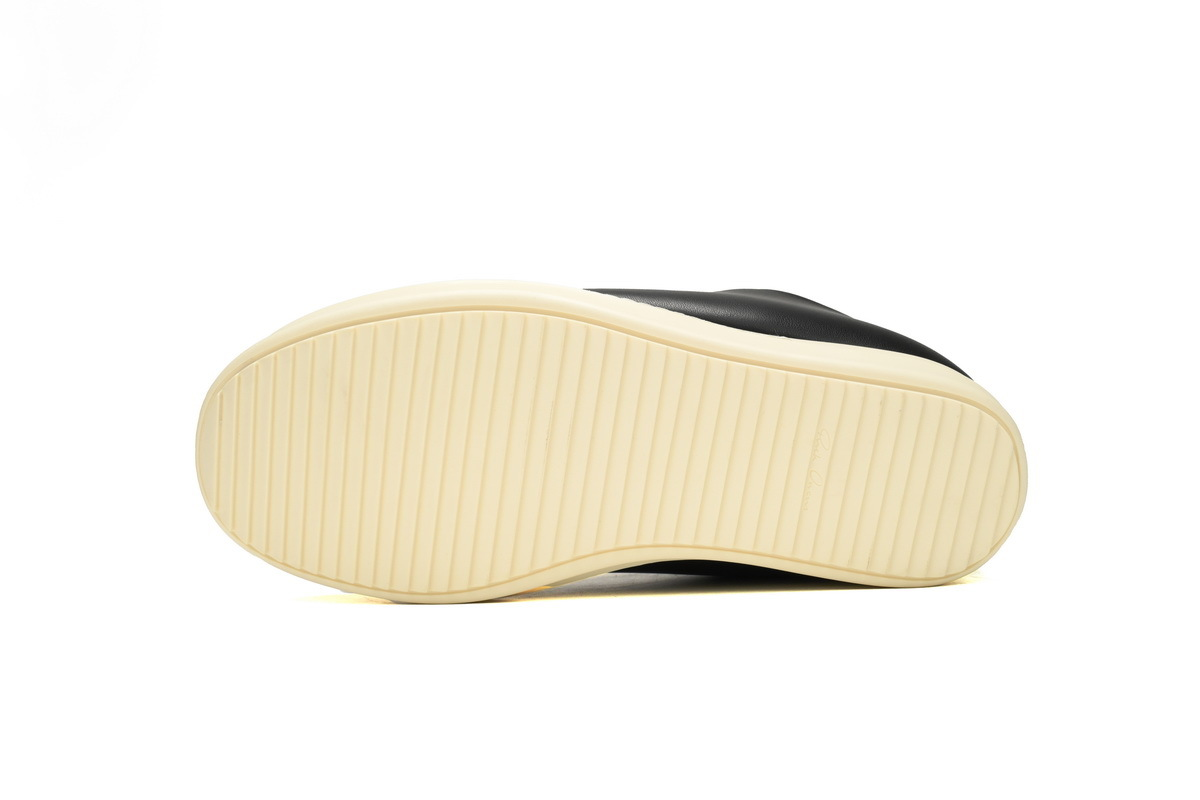 Rick Owens Black Bread Sneaker in Black
